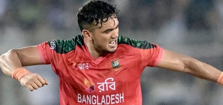 Taskin Ahmed Becomes Third Bangladeshi Bowler to Reach 100 T20I Wickets